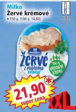 Norma Milko Žervé krémové nabídka