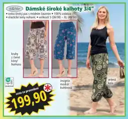 Norma Dámské široké kalhoty 3/4 nabídka