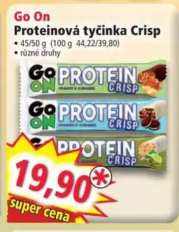 Norma Go On Proteinová tyčinka Crisp nabídka