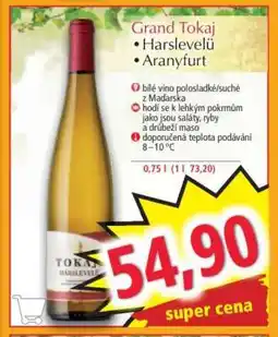 Norma Grand Tokaj Harslevelű Aranyfurt nabídka