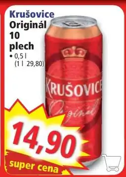 Norma Krušovice Originál 10 plech nabídka