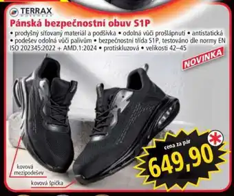 Pánská bezpečnostní obuv S1P