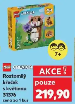 Kaufland LEGO Creator Roztomilý křeček s květinou 31376 nabídka