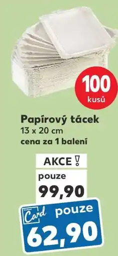 Kaufland PAPÍROVÝ TÁCEK nabídka