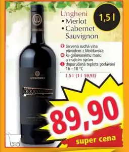 Norma Ungheni Merlot Cabernet Sauvignon nabídka