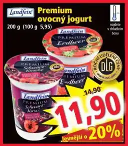 Norma Landfein Premium ovocný jogurt nabídka