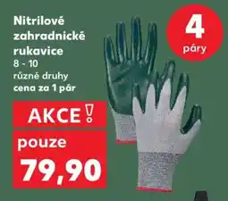 Kaufland Nitrilové zahradnické rukavice nabídka