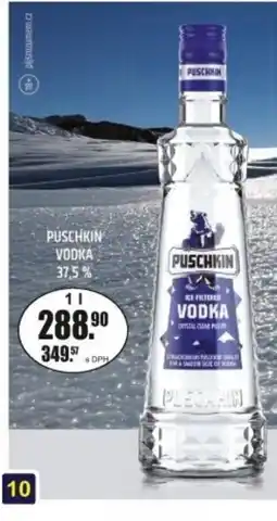 Adam Puschkin vodka 37,5% nabídka
