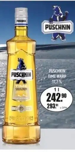 Adam Puschkin time warp 17,7% nabídka