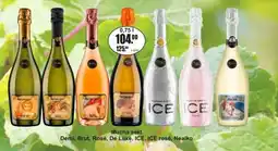 Adam Mucha sekt Demi, Brut, Rosé, De Luxe, ICE, ICE rosé, Nealko nabídka