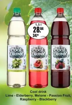 Adam Cool drink Lime - Elderberry, Melone - Passion Fruit, Raspberry - Blackberry nabídka