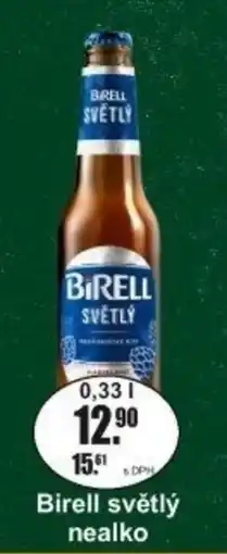 Adam Birell světlý nealko nabídka