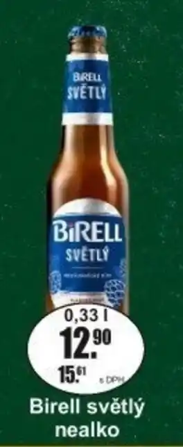 Adam Birell světlý nealko nabídka