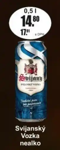 Adam Svijanský Vozka nealko nabídka