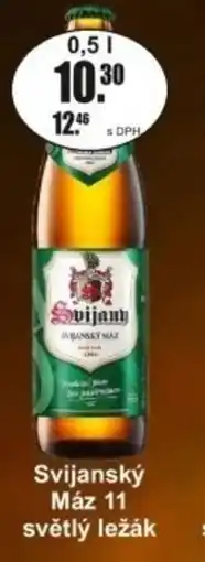 Adam Svijanský Máz 11 světlý ležák nabídka