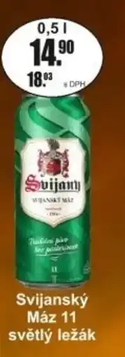 Adam Svijanský Máz 11 světlý ležák nabídka