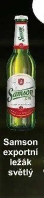 Adam Samson exportní ležák světlý nabídka