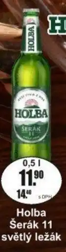 Adam Holba Šerák 11 světlý ležák nabídka