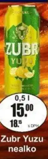 Adam Zubr Yuzu nealko nabídka