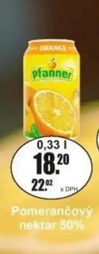 Adam Pfanner Pomerančový nektar 50% nabídka