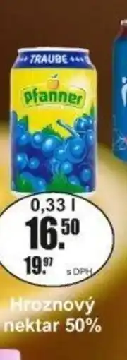Adam Pfanner Hroznový nektar 50% nabídka