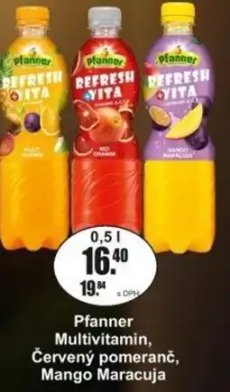 Adam Pfanner Multivitamin, Červený pomeranč, Mango Maracuja nabídka