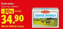 Lidl České máslo nabídka
