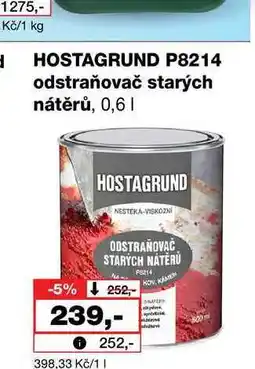 Barvy a laky drogerie HOSTAGRUND P8214 odstraňovač nátěrů nabídka
