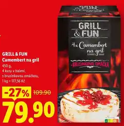 Lidl GRILL & FUN Camembert na gril nabídka