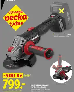 Lidl ARKSIDE PERFORMANCE 20V Aku úhlová bruska nabídka