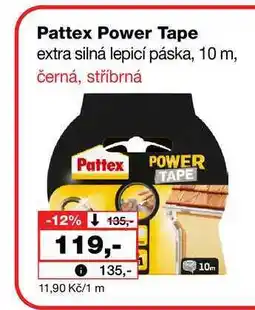 Barvy a laky drogerie Pattex Power Tape extra silná lepicí páska, 10 m nabídka