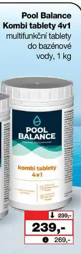 Barvy a laky drogerie Pool Balance Kombi tablety 4v1 multifunkční tablety do bazénové vody nabídka