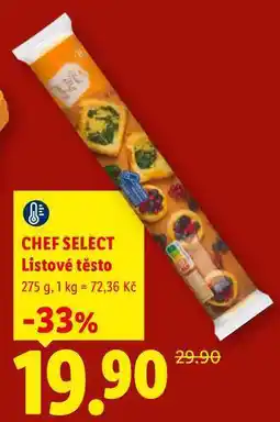 Lidl CHEF SELECT Listové těsto nabídka