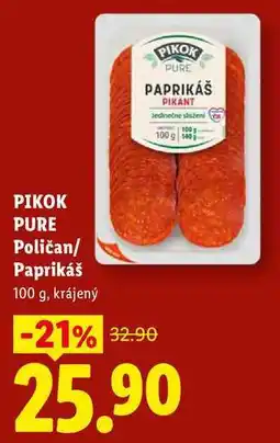 Lidl PIKOK PURE Poličan/Paprikáš nabídka
