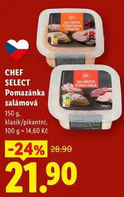 Lidl CHEF SELECT Pomazánka salámová nabídka