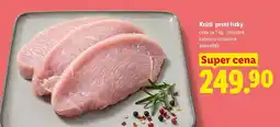 Lidl Krůtí prsní řízky, cena za nabídka