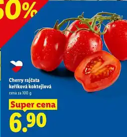 Lidl Cherry rajčata keříková koktejlová, cena za nabídka