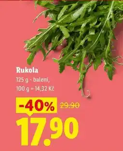 Lidl Rukola, 125 g - balení nabídka
