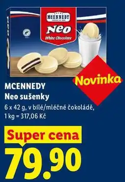 Lidl MCENNEDY Neo sušenky, 6 x 42 g nabídka
