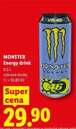 Lidl MONSTER Energy drink, 0,5 1 nabídka