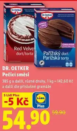 Lidl DR. OETKER Pečicí směs,i nabídka