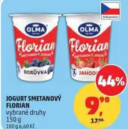 Penny Market OLMA FLORIAN vybrané druhy nabídka