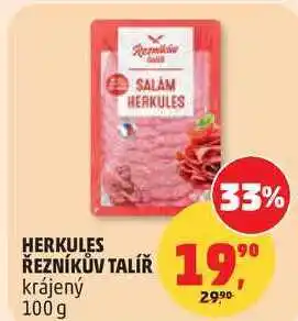 Penny Market HERKULES ŘEZNÍKŮV TALÍŘ krájený nabídka