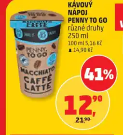 Penny Market Kávový nápoj penny to go nabídka
