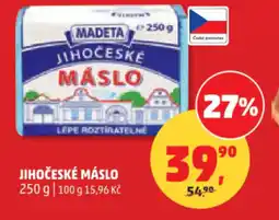 Penny Market Madeta Jihočeské máslo nabídka