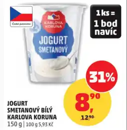 Penny Market Jogurt smetanový bílý karlova koruna nabídka
