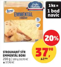 Penny Market Strouhaný sýr emmentál boni nabídka