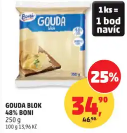 Penny Market Gouda blok 48% boni nabídka