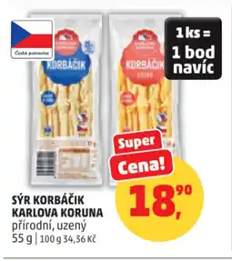 Penny Market Sýr korbáčik karlova koruna nabídka