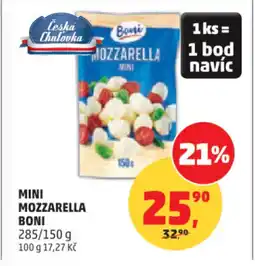 Penny Market Mini mozzarella boni nabídka